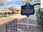 Atlantic Coastline Station history sign in Orlando next to the Amtrak Station 